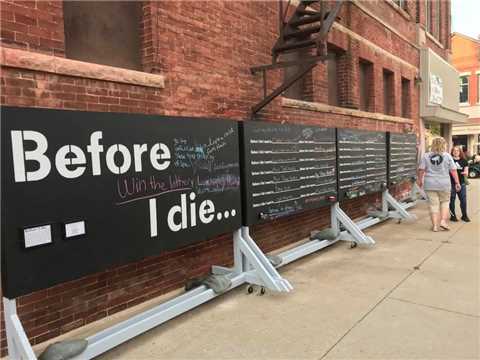 Before I Die Wall